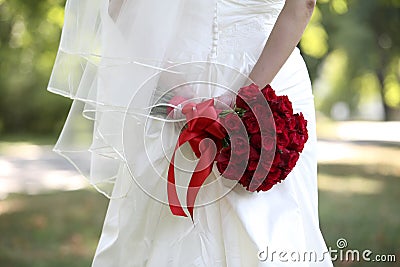 Bride flowers Stock Photo