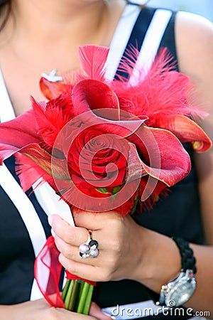 Bride flowers Stock Photo