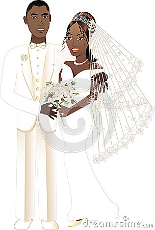 Bride Groom 2 Vector Illustration