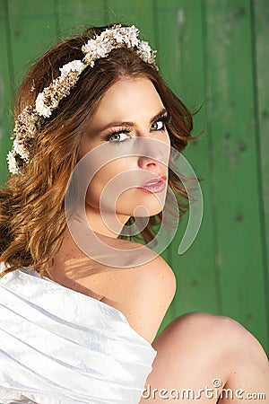 Bride Portrait Stock Photo