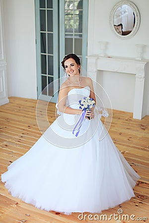 The bride vintagey white Studio Stock Photo