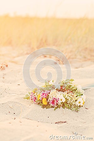 Bride wreath Stock Photo