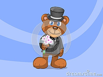 Bridegroom bear Stock Photo