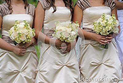 Bridesmaids Stock Photo