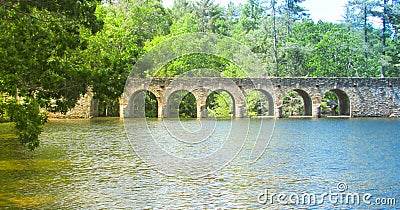Bridge with Arches Stock Photo