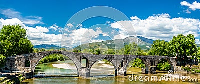 The Bridge of Arta in Greece Stock Photo