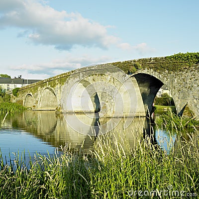 Bridge, Bennettsbridge, County Kilkenny, Ireland Stock Photo