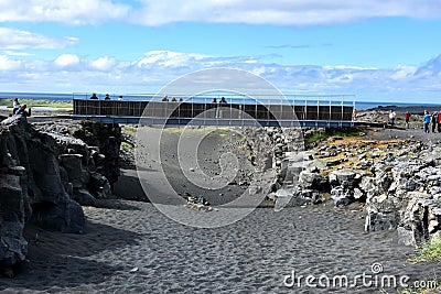 Bridge between continents Editorial Stock Photo