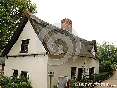 Bridge Cottage, Flatford Editorial Stock Photo