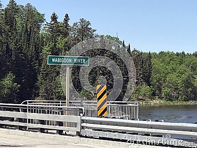 Wabigoon River, Ontario, Canada Stock Photo