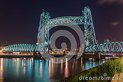 Bridge De Hef in Rotterdam Netherlands Stock Photo