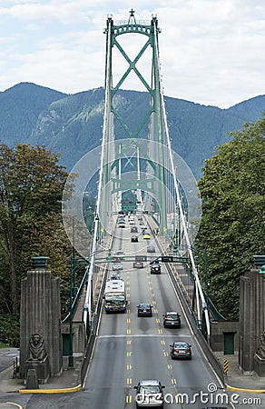 Bridge on Highway Editorial Stock Photo