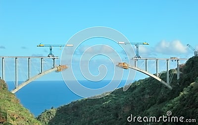 Bridge La Palma Stock Photo