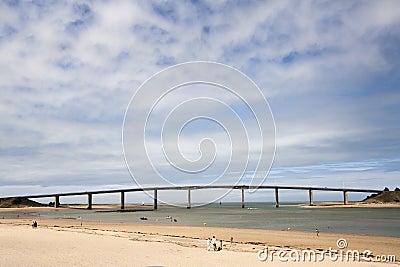 Bridge between mainland and island Editorial Stock Photo