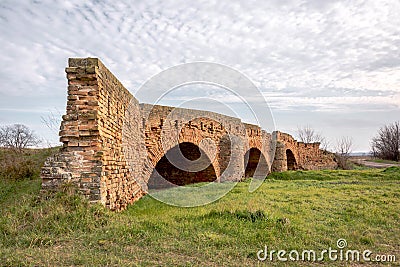 Bridge of Maria Theresa, it is associated with the reign of the Austro-Hungarian monarchy, 18 century, Plocica village, Serbia Stock Photo