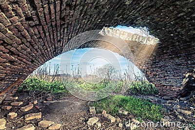 Bridge of Maria Theresa, it is associated with the reign of the Austro-Hungarian monarchy, 18 century, Plocica village, Serbia Stock Photo