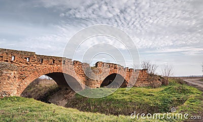 Bridge of Maria Theresa, it is associated with the reign of the Austro-Hungarian monarchy, 18 century, Plocica village, Serbia Stock Photo