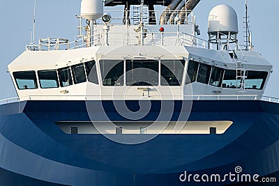 platform supply vessel Stock Photo