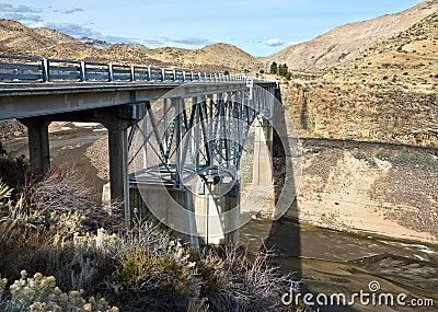 Bridge at Mores Creek Stock Photo