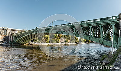 Bridge of the Motte Rouge in Nantes France Stock Photo