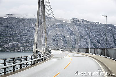 Bridge in Norway Stock Photo