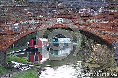 Bridge 15 over the Coventry Canal Stock Photo