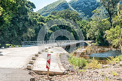 Bridge over the Grootrivier Stock Photo