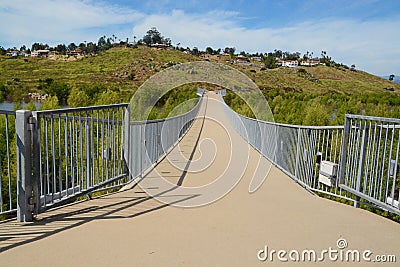 Bridge over Lake Hodges Stock Photo