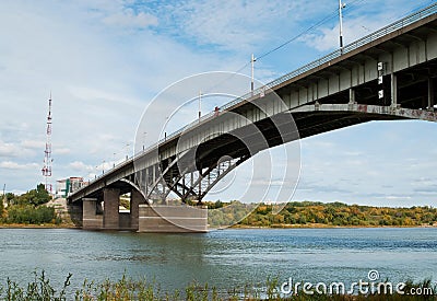 Bridge over the river Stock Photo
