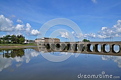 Bridge over the River Taw Stock Photo