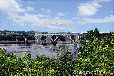 Hugh John Fleming Bridge Stock Photo