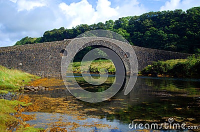 A bridge over water Stock Photo