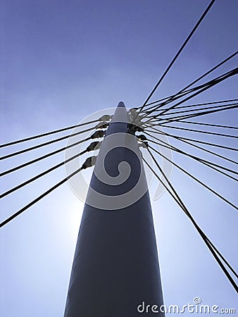 Suspension Bridge Stock Photo