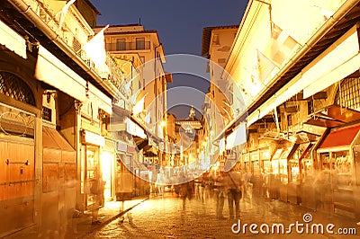 Bridge Ponte Vecchio, Florence, Italy Stock Photo