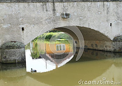 Bridge in Putim Stock Photo