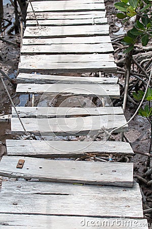 Bridge Ready for Repairs Stock Photo