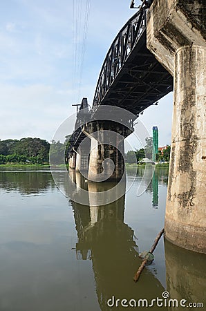 Bridge of the River Kwai is known as the Death Railway Stock Photo