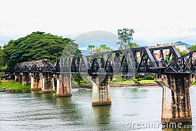 Bridge of River Kwai Stock Photo