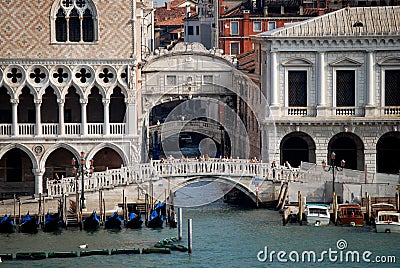 Bridge of Sighs Venice Italy Stock Photo