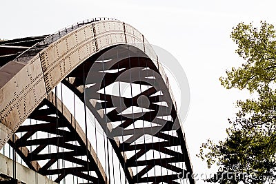 Bridge. Thaddeus Kosciusko Bridge in Albany NY. USA Stock Photo