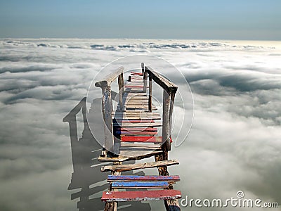 A bridge to heaven Stock Photo