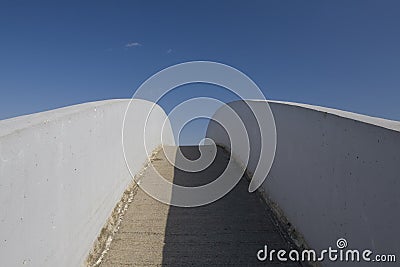 Bridge to Nowhere Stock Photo