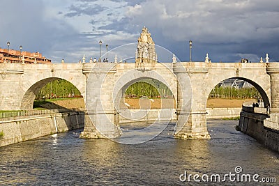 Bridge of Toledo Editorial Stock Photo