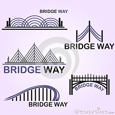 Bridge Way Vector Illustration