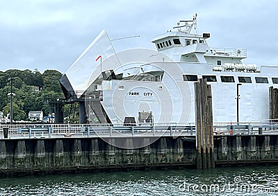 Bridgeport & Port Jefferson Ferry Editorial Stock Photo