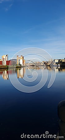 Bridges across the tyne Editorial Stock Photo