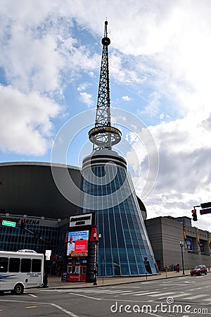 Bridgestone Arena Editorial Stock Photo