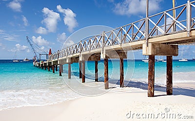 Bridgetown, Barbados - Brownes beach - Carlisle bay Stock Photo