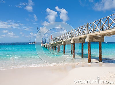 Bridgetown, Barbados - Tropical island - Caribbean sea - Brownes beach - Carlisle bay Stock Photo