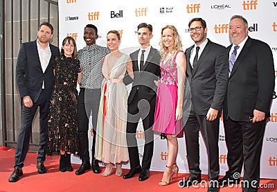 Brie Larson and crew at `Unicorn Store` premiere at 2017 Toronto International Film Festival Editorial Stock Photo
